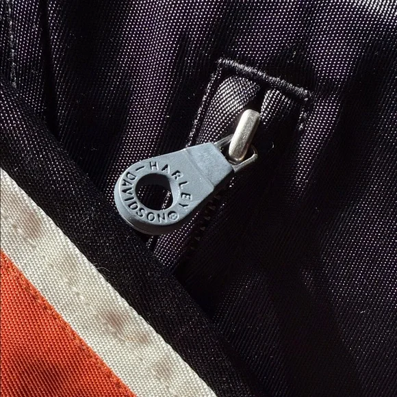 Harley-Davidson Black and Orange light weight Jacket - Picture 2 of 5